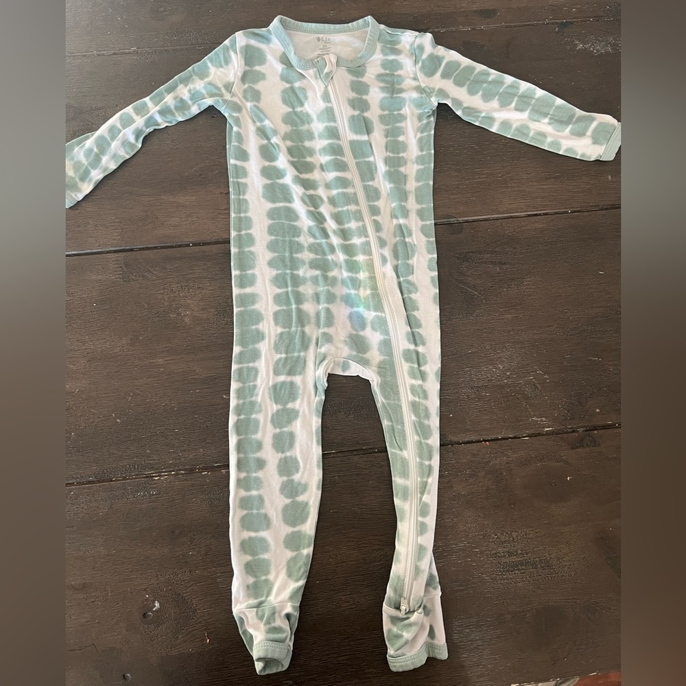 Kyte Baby Sage Riptide 2T Zippered Romper